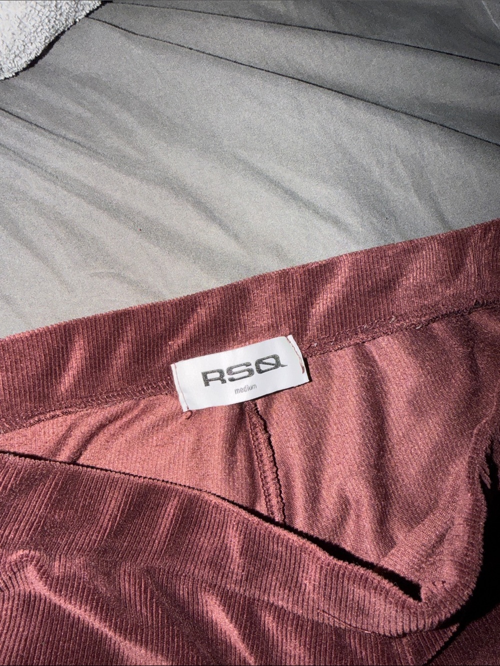Velvet Flared Pants in Deep Burgundy